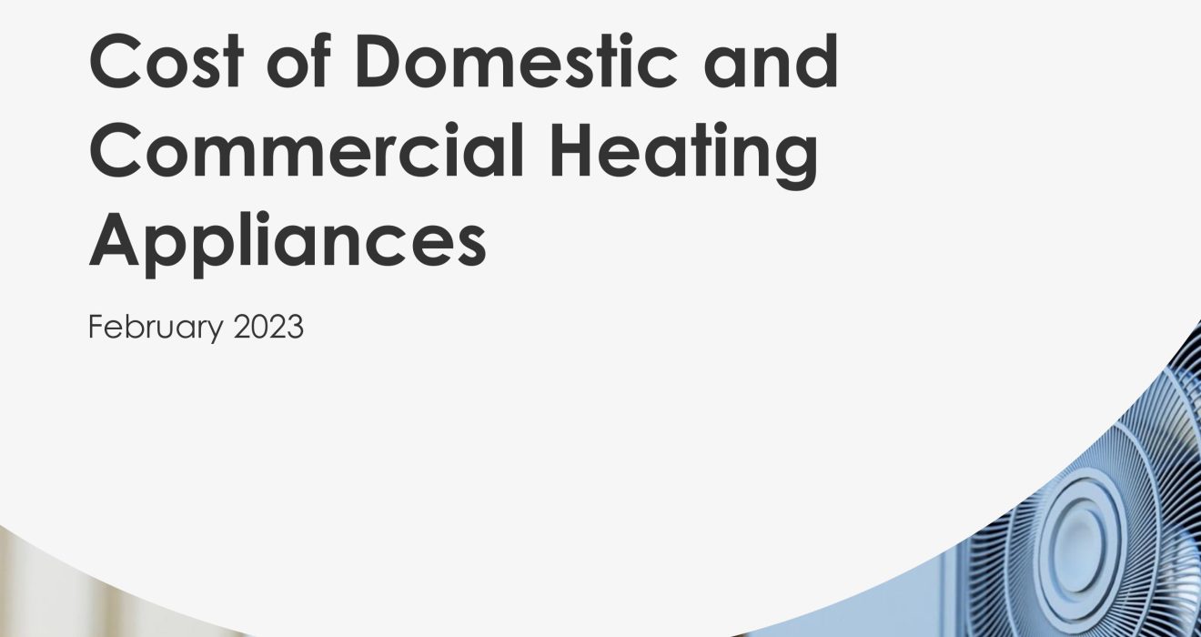The Cost of Heating Appliances: report cover